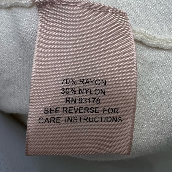 philosophy Cream Off White Light Knit Jacket Cardigan Large Lg - Picture 9 of 9